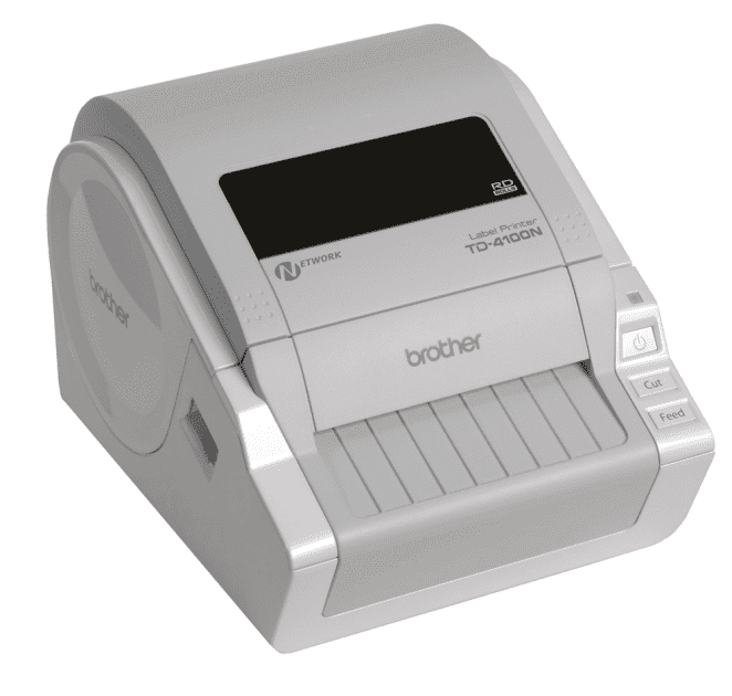 Brother TD-4100N Professional Direct Thermal Label Printer - 4" - 300 dpi - USB / LAN - CDS Printer Solutions Ltd.