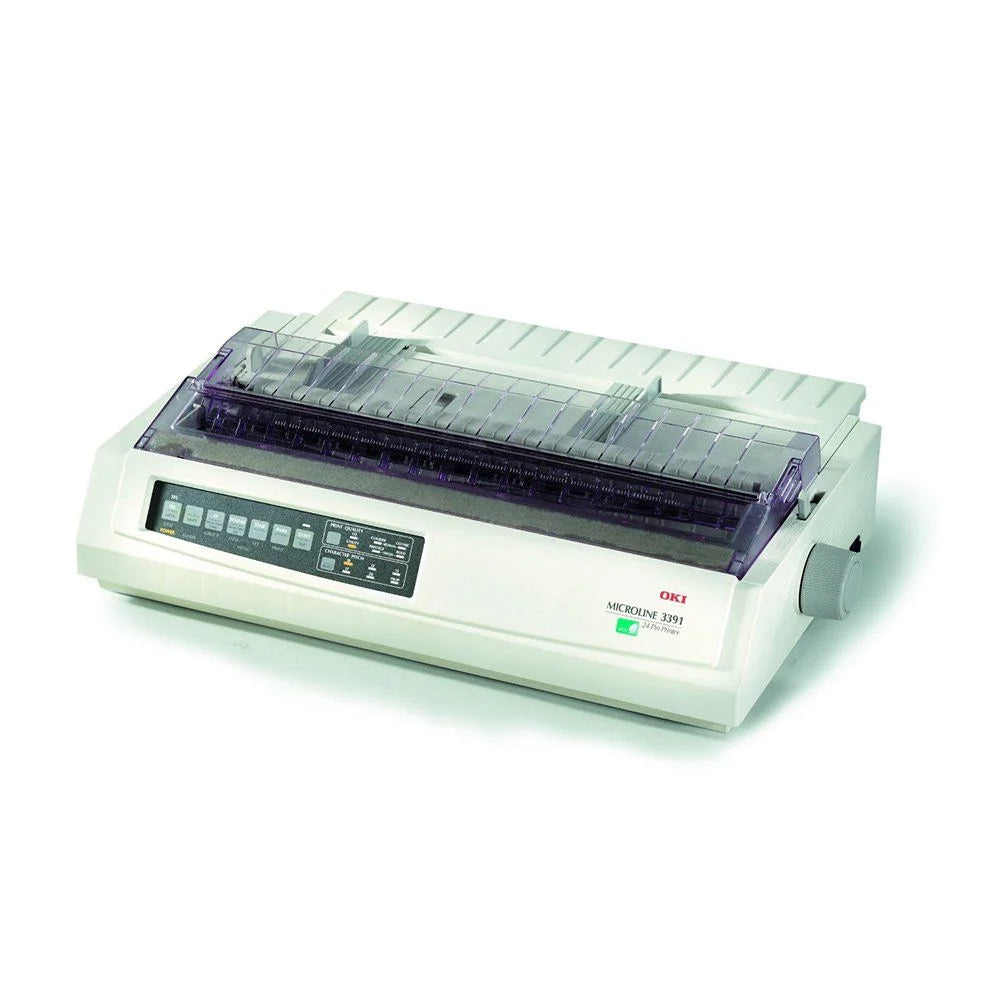 Oki Microline ML3391 Eco 24-Pin Wide Carriage Dot Matrix Printer - USB / Parallel