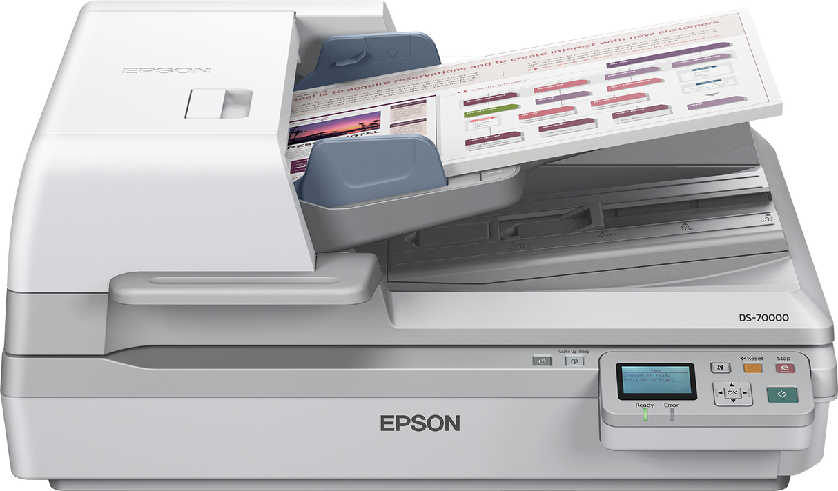 Epson Workforce DS-70000N A3 / A4 Flatbed & ADF Scanner - LAN only - CDS Printer Solutions Ltd.