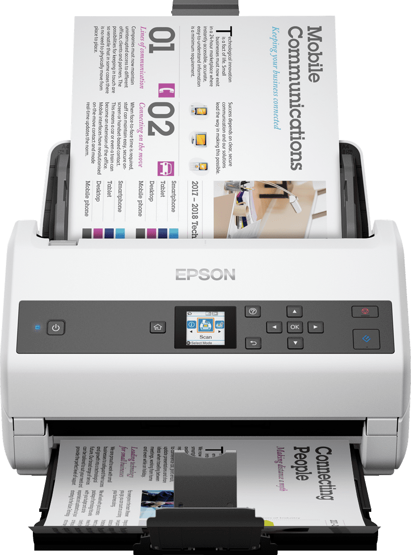 Epson WorkForce DS-870 A4 High Speed Colour Duplex Pass Through Scanner USB - CDS Printer Solutions Ltd.