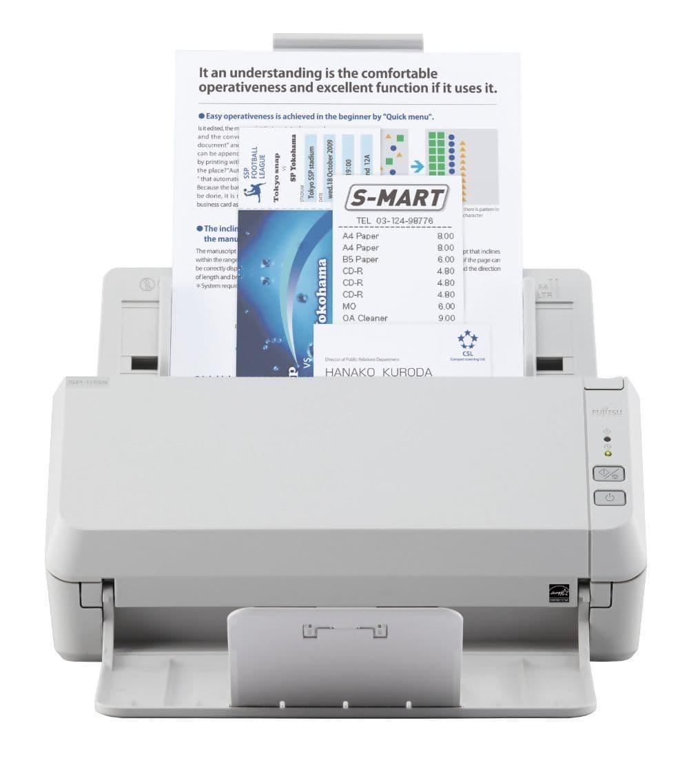 Fujitsu SP-1125N A4 Colour Duplex USB / LAN Sheet Fed Scanner - CDS Printer Solutions Ltd.