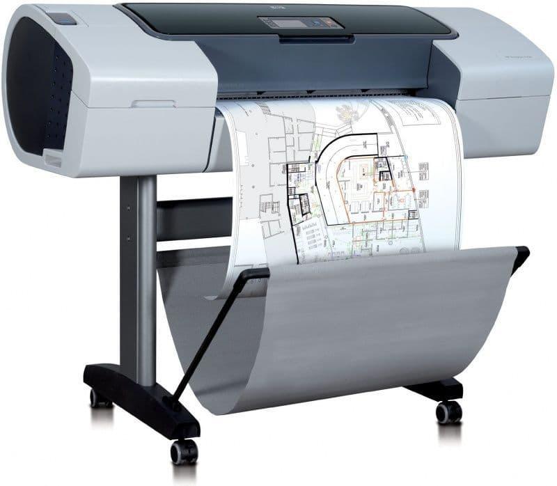 HP DesignJet T1100 A1 24" CAD Optimised Wide Format Printer Plotter - CDS Printer Solutions Ltd.