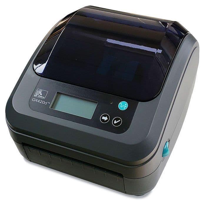 Zebra GX420D Direct Thermal Label Printer - 203dpi - USB / Wireless LAN & Cutter - CDS Printer Solutions Ltd.