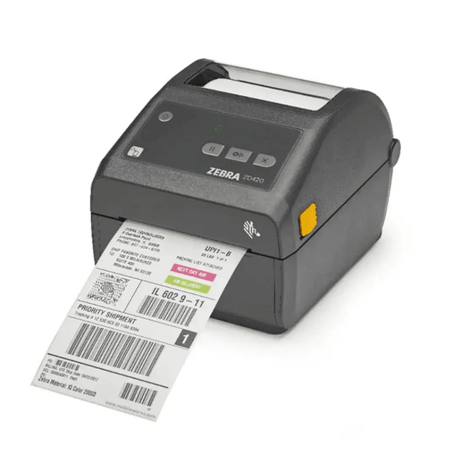 Zebra ZD420 Direct Thermal Label Printer - 203dpi - 4" USB / USB Host & Cutter - CDS Printer Solutions Ltd.