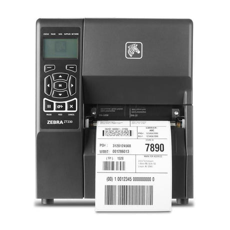 Zebra ZT230 203DPI D/T & T/T Industrial Label Printer - LAN / USB / Serial - CDS Printer Solutions Ltd.