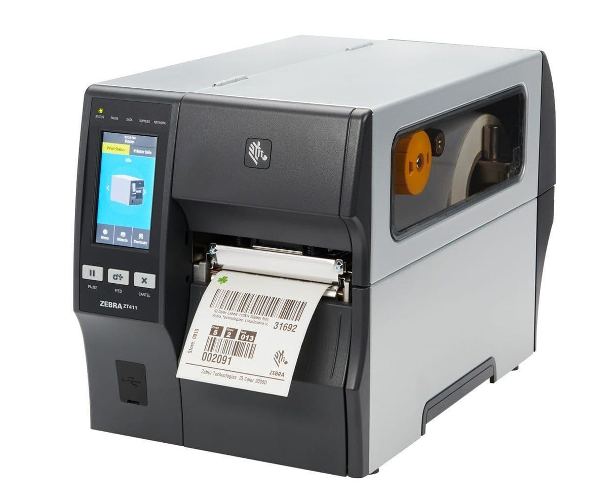 Zebra ZT411 203DPI D/T & T/T Industrial Label Printer - LAN/USB - CDS Printer Solutions Ltd.