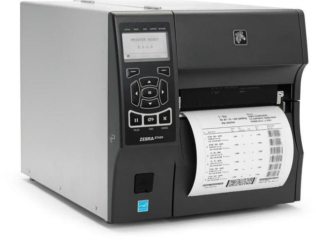 Zebra ZT420 6" 203DPI D/T & T/T Industrial Label Printer - LAN / USB / Bluetooth - CDS Printer Solutions Ltd.