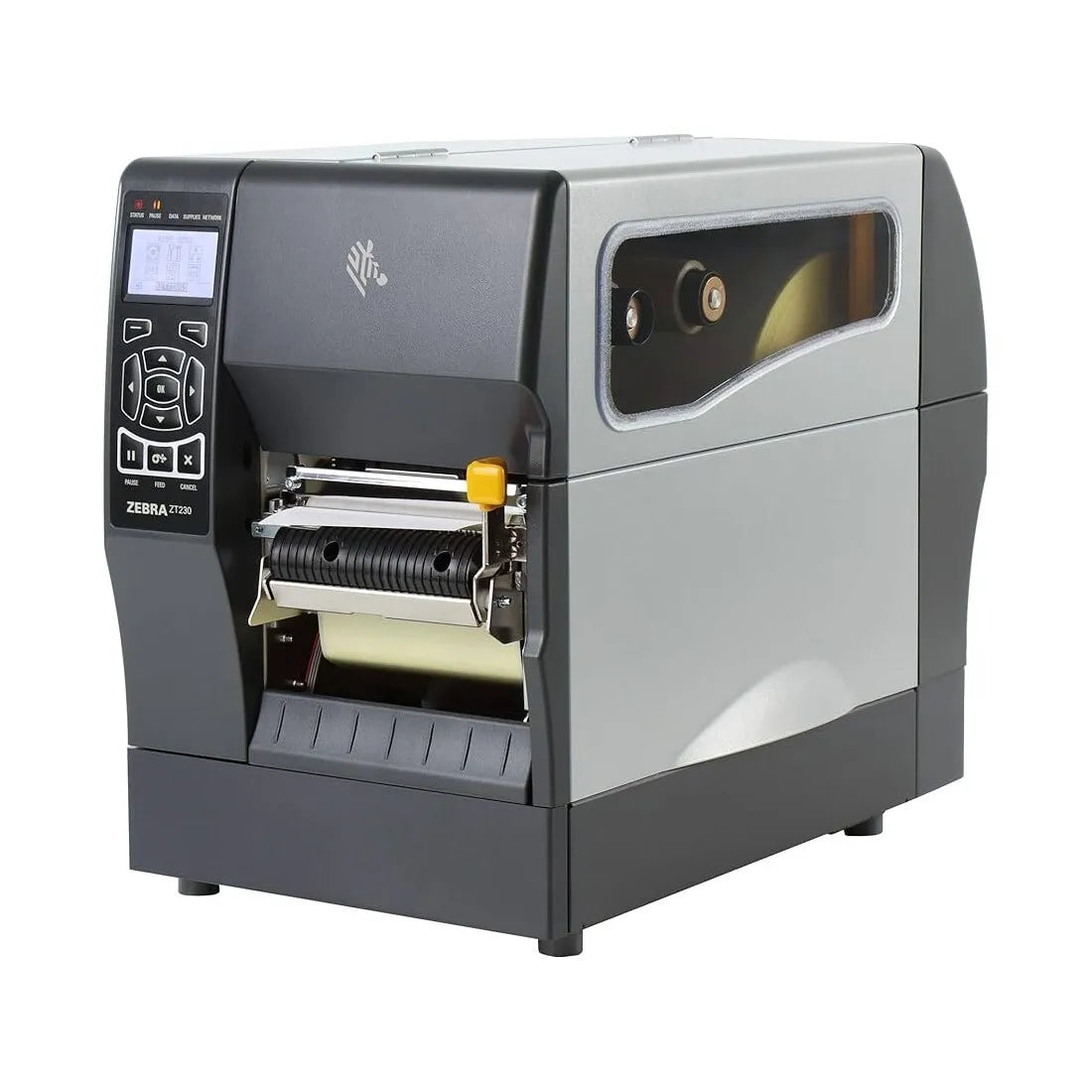 Zebra ZT230 203DPI D/T & T/T Industrial Label Printer - LAN/USB/Serial/WiFi/Dispenser & Rewinder